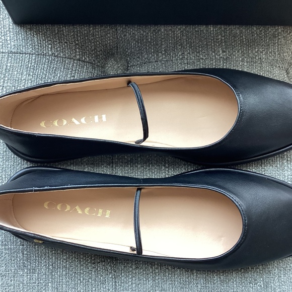 COACH Women's Emilia Mary Jane Ballet Flats, size 8 - Picture 7 of 13